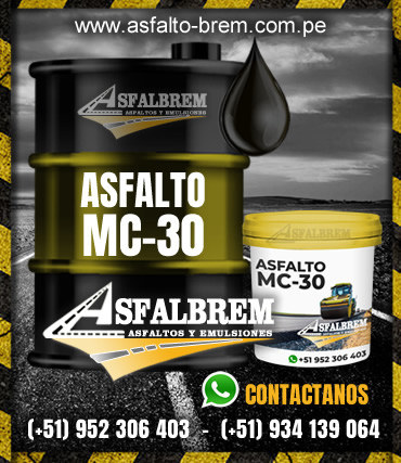 venta de asfalto mc 30